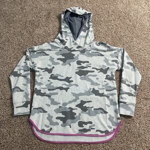 Sundry Hoodie Womens 0‎ Camo Pullover Lightweight Athleisure Made in USA
